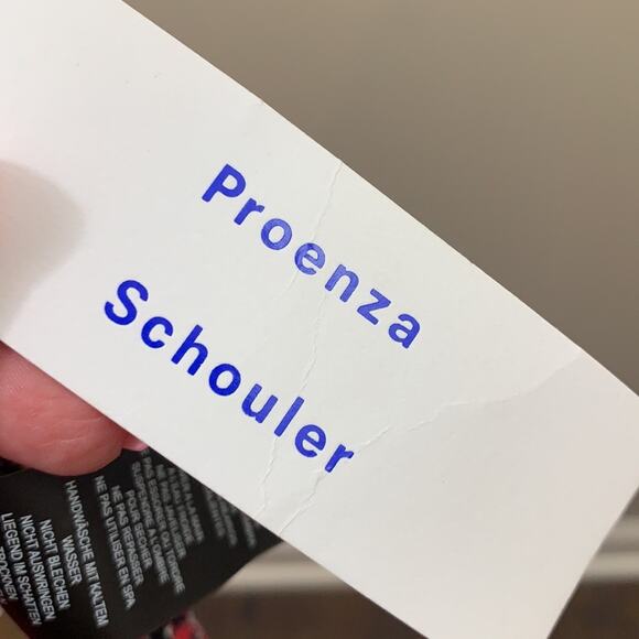 Proenza Schouler Watermelon Coral Red/Black String Bikini - Picture 7 of 10